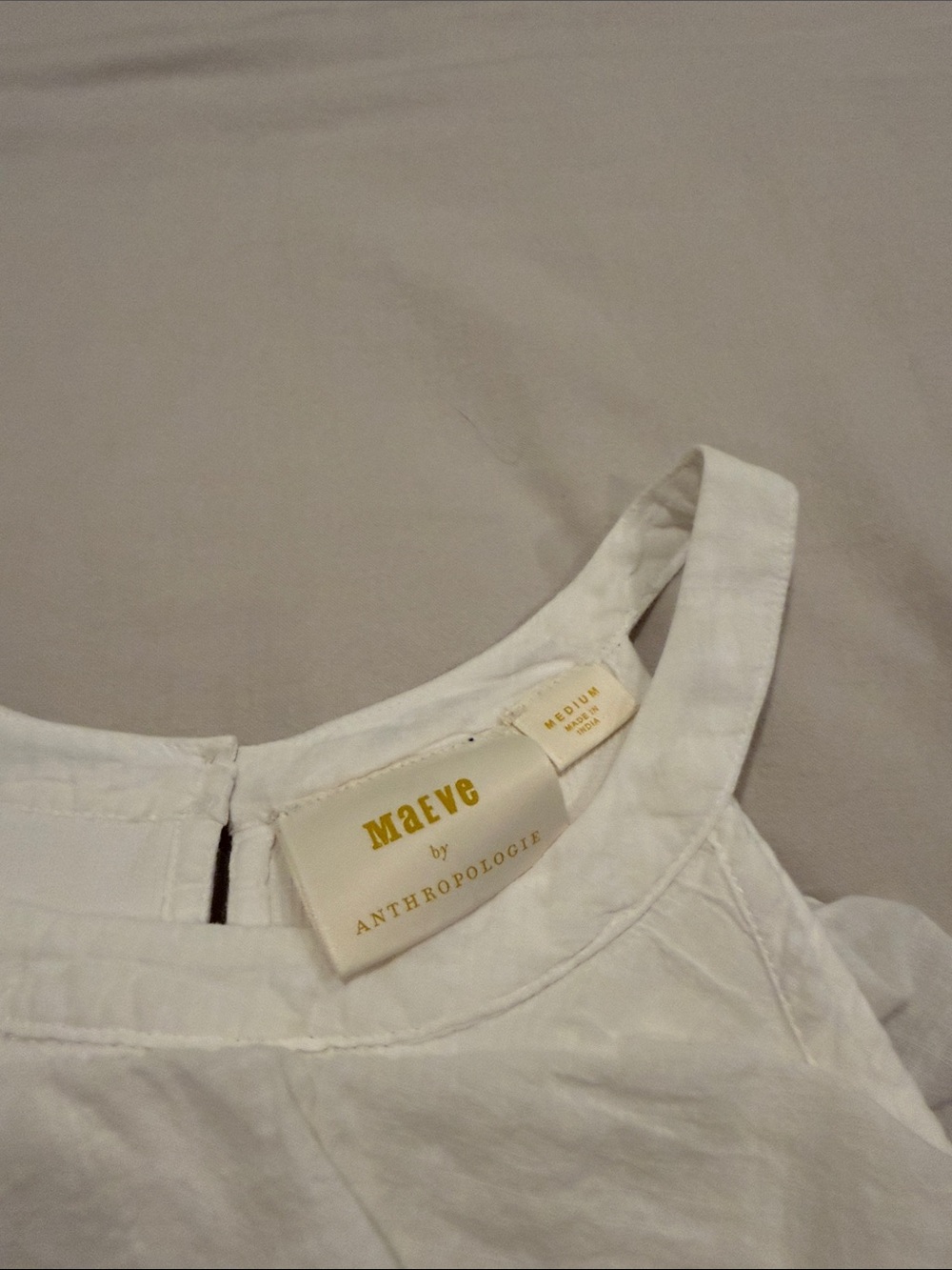 Maeve White Ruffle Tank - Picture 2 of 3